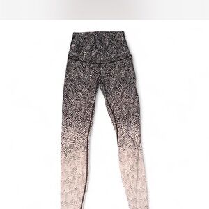 Lululemon Black and White Patterned Leggings